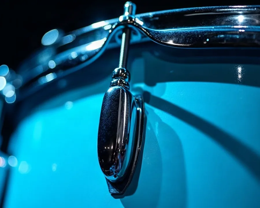 The rim voice object under a cyan gel